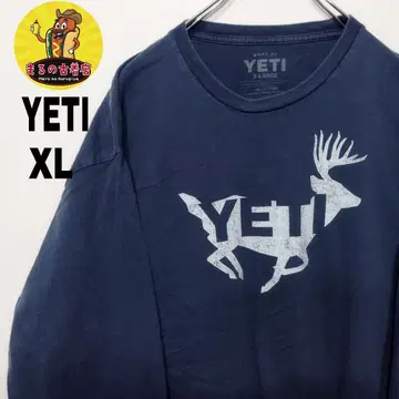 usa 구제 YETI 롱 T셔츠 XL 네이비