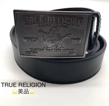 벨트 남성용 브랜드 천연 가죽 TRUE RELIGION 트루 레리전