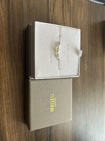 실버 펄 체인 팔찌