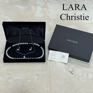 [새상품] LARA 크리스탈 펄 8mm 3세트 목걸이 귀찌