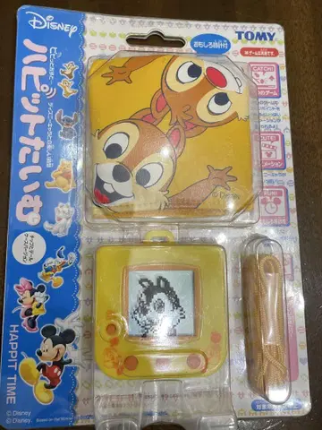 새상품 Disney 해피트 타임 타미 칩 데일 게임 시계 기능