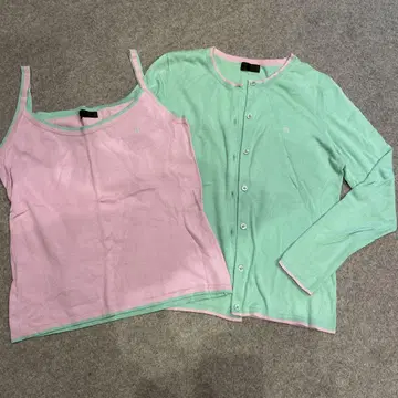 H&M 탱크탑과 가디건 세트 M 사이즈