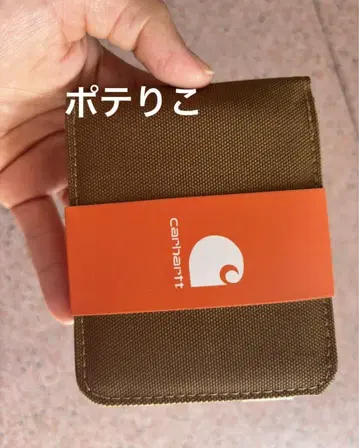 Carhartt 브라운 접이식 지갑
