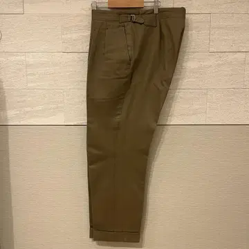 IGARASHITROUSERS 사이드 어드저스터 코튼 팬츠