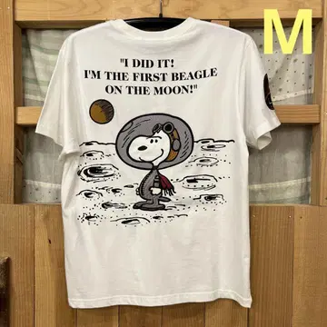 새상품 SNOOPY 스누피 자수 반팔 티셔츠(M)