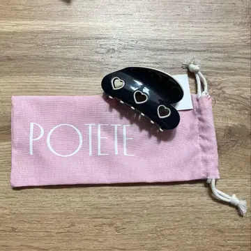 POTETE 3heart clip 네이비
