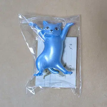 고양이 펜 꽂이 시크릿 파랑