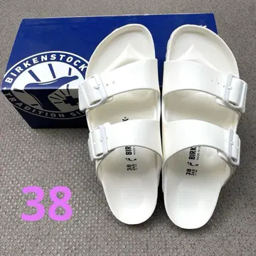 버켄스탁 애리조나 EVA 화이트 38 미사용 새상품