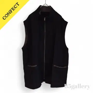 CONFECT 02232-0046 린넨 지퍼 베스트