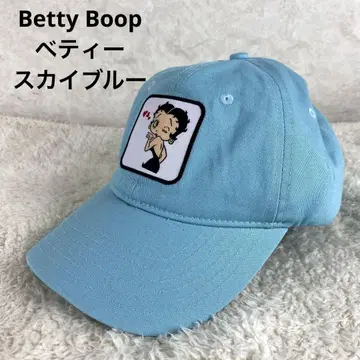 [택 포함] 베티 붑 캡 BETTY BOOP 스카이블루