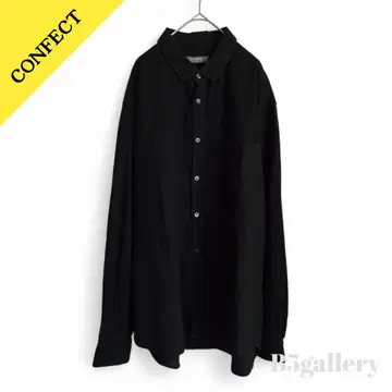 CONFECT 02204-0043 기모 린넨 레귤러 카라 셔츠