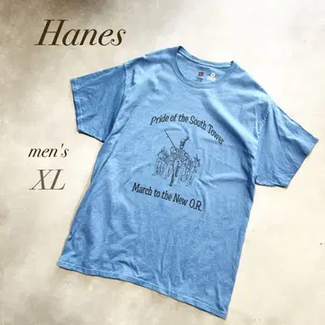 Hanes / 블루 T셔츠 US 구제 빈티지 men's XL