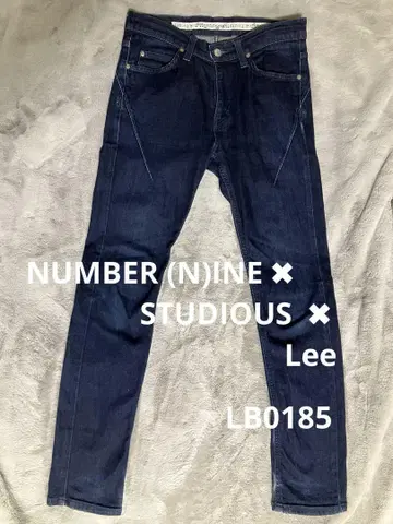 NUMBER (N)INE x STUDIOUS x Lee 데님 팬츠