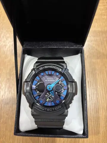 G-SHOCK GA-200SH 블랙/블루