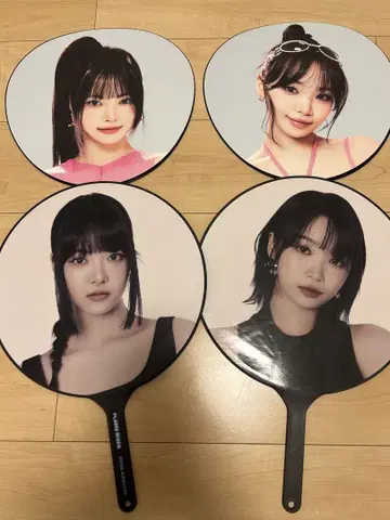 르세라핌 은채 채원 부채 피켓