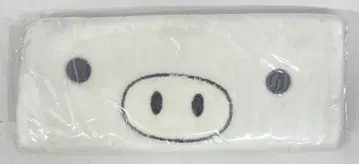 시스템 서비스 리버서블 봉제 인형 파우치 화이트/봉제 인형 파우치