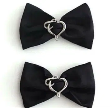 the virgins heart charm ribbon barretta