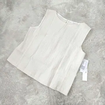 새상품 갤러리 비 24 SS 코튼 린넨 스트레치 보트넥 풀오버