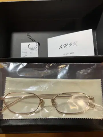 미사용 새상품 adsr jason02 gold clear