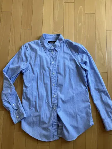 랄프 로렌 로렌 긴팔 셔츠 블루 s 새상품급 중고