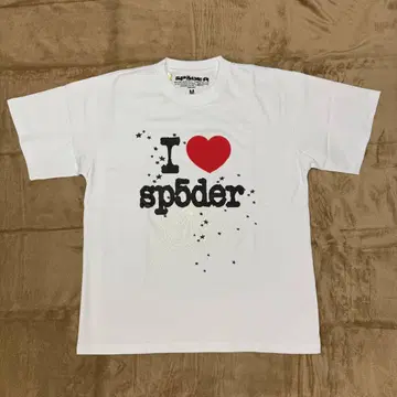 [미사용 새상품] Sp5der I Heart Sp5der 티셔츠 M