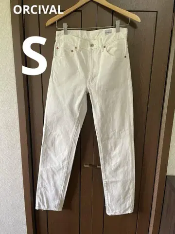 ORCIVAL 화이트 데님 팬츠 S 사이즈