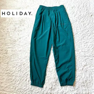 HOLIDAY TRACK PANTS 트랙 팬츠 나일론 조거 팬츠