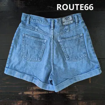 [새상품급] US 구제 의류 ROUTE 66 하이웨스트 데님 숏팬츠