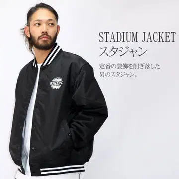 바시티 자켓 남성용 블랙 ASNADISPEC
