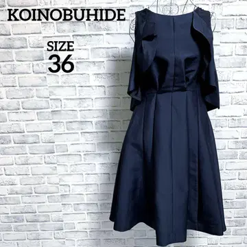 [ KOINOBUHIDE ] 코이노부히데 포멀 원피스 드레스 네이비