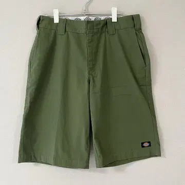 [Dickies] 하프 팬츠 그린 5 포켓