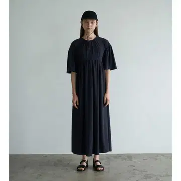 CLANE 클라네 / 타운 래쉬가드 원피스 롱 네이비