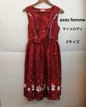 axes femme 마이멜로디 멜빵 스커트 72-0704-3A