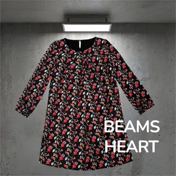 BEAMS HEART 빔즈 하트 원피스 꽃무늬