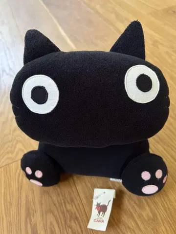 HIKOSEN CARA 검은 고양이 봉제 인형 미사용 새상품