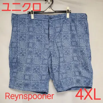 유니클로 레인스푸너 블루 숏팬츠 빅 사이즈 4XL