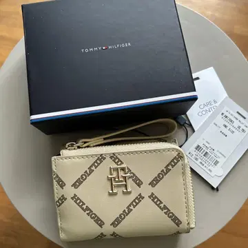 TOMMY HILFIGER 카드 케이스 베이지