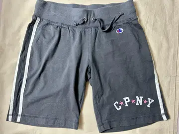 Champion 여성용 숏팬츠 그레이 CPNY 로고