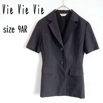 [ Vie Vie Vie ] 하프 슬리브 테일러드 자켓 포켓 무지