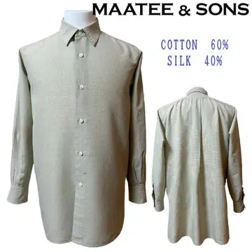 [ 새상품급 ] MAATEE&SONS 코튼 실크 L/S 셔츠 [ 3 ]