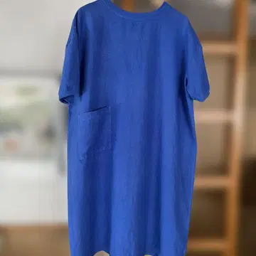 [ 나카가와 마사시치 상점 ] 린넨 T셔츠 원피스 린넨