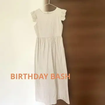 프릴 소매 클리오네 롱 원피스 BIRTHDAY BASH 벌스데이 배쉬 S