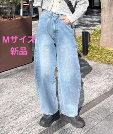 CPCM 커브 페인터 데님 팬츠 블루 M 새상품