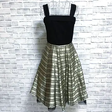 [ callas BOUTIQUE ] 일본제 보더 이소재 원피스 드레스