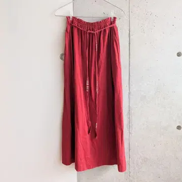 PINK HOUSE 구제 티셔츠 스커트 빨간색 허리밴딩