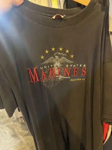 United States Marines 티셔츠 구제 의류