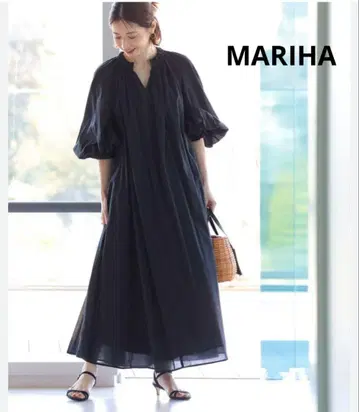 미사용급 MARIHA 봄 꽃 드레스 롱 원피스