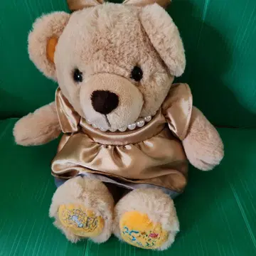 하우스텐보스 드레스 베이지 곰 봉제 인형