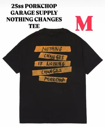 25ss PORKCHOP NOTHING CHANGES TEE 사이즈 M