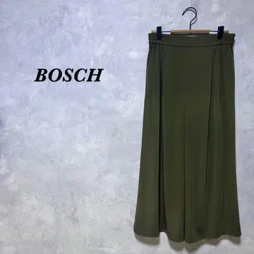 BOSCH 가우초 팬츠 와이드 스트레치 포켓 카키 M 4051